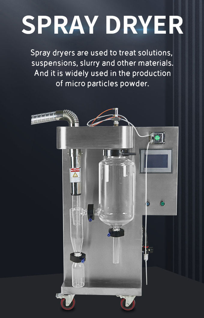 Lab Mini Centrifugal Spray Dryer 2L Milk Spray Drying Machine