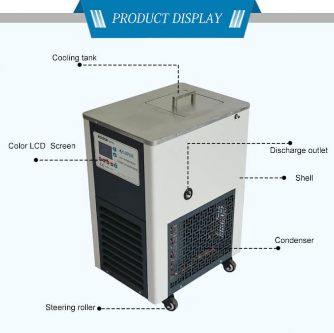Chiller Lab Equipment 10L Chiller Circulator Ethanol For Rotary Evaporator