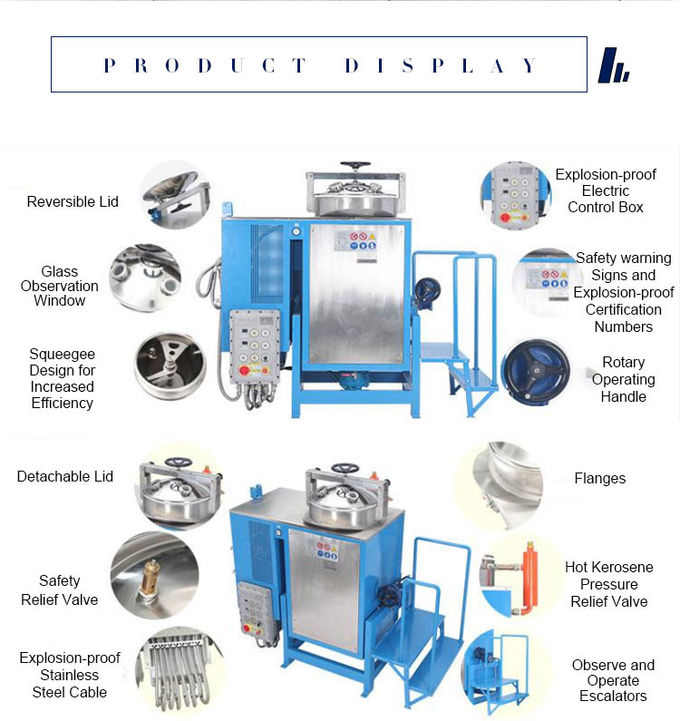 Chemical Thinner Water Vacuum Hydrocarbon Thinner Solvent Recycling Machine